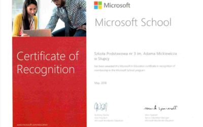 Trójka w&nbsp;wyróżniona w&nbsp;ogólnoświatowym programie Microsoft School!