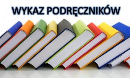 Wykaz podręczników w roku szkolnym 2025 – 2026
