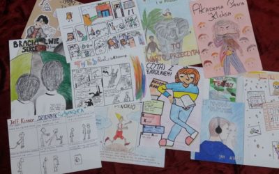 Szkolny konkurs plastyczny „Warto przeczytać”