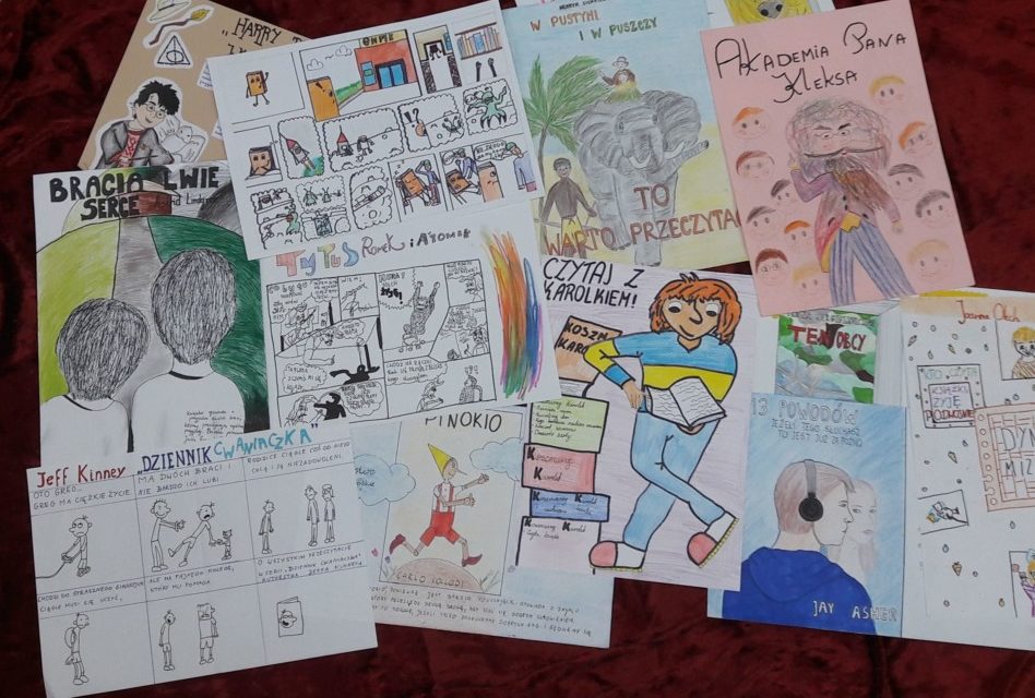 Szkolny konkurs plastyczny „Warto przeczytać”