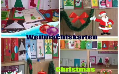 Konkurs świąteczny na&nbsp;najpiękniejszą kartkę i&nbsp;życzenia w&nbsp;języku angielskim i&nbsp;niemieckim dla klas 4 i&nbsp;5