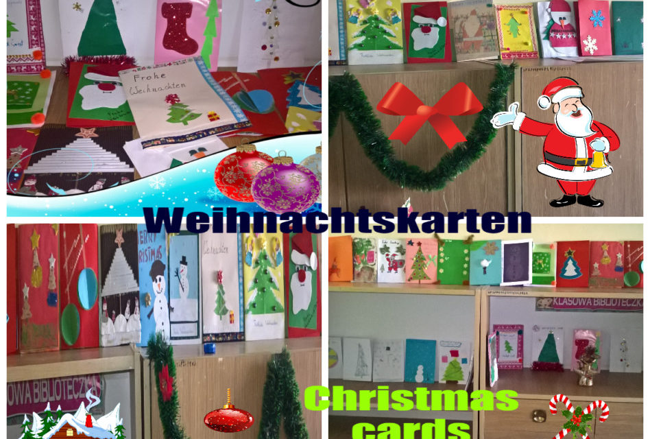 Konkurs świąteczny na najpiękniejszą kartkę i życzenia w języku angielskim i niemieckim dla klas 4 i 5