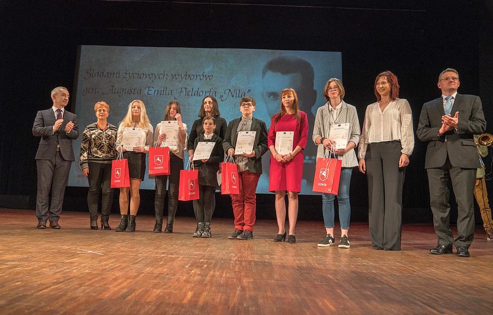 Wojewódzkim Konkursie Historycznym pt.: Śladami życiowych wyborów gen. Augusta Emila Fieldorfa