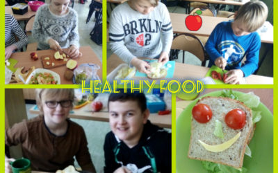 Wiosenna lekcja kulinarna w klasie V d i V f