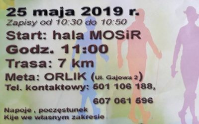 25 maja (sobota) zapraszamy wiosenny marsz Nordic Walking