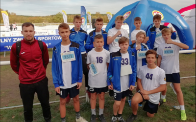 Udział reprezentacji z&nbsp;SP3 w&nbsp;Wojewódzkim  Finał Biegów Przełajowych