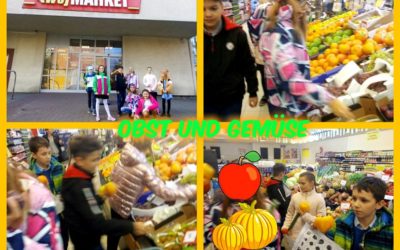 Warzywno-owocowy zawrót głowy, czyli zajęcia niemieckiego w sklepie: Twój Market.