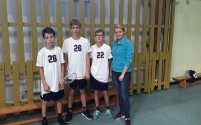 Brązowi medaliści rejonu w badmintonie