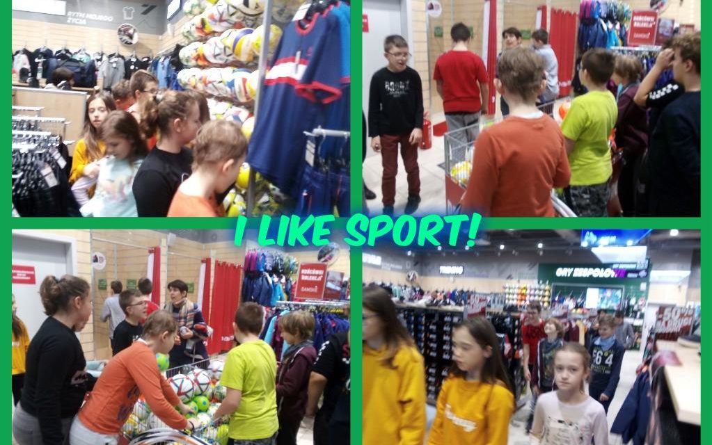 Lekcja angielskiego w sklepie sportowym “Martes”.