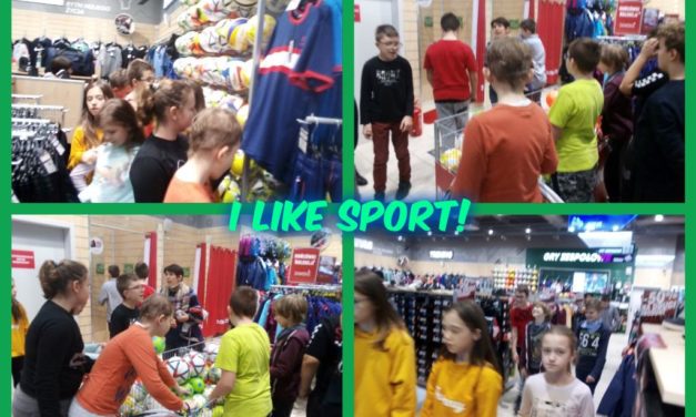 Lekcja angielskiego w sklepie sportowym “Martes”.