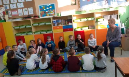 Spotkanie z pediatrą w klasie 1a