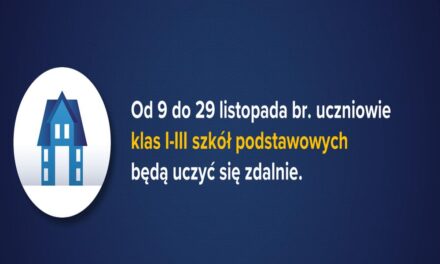 Komunikat o nauczaniu zdalnym 9-29 XI 2020