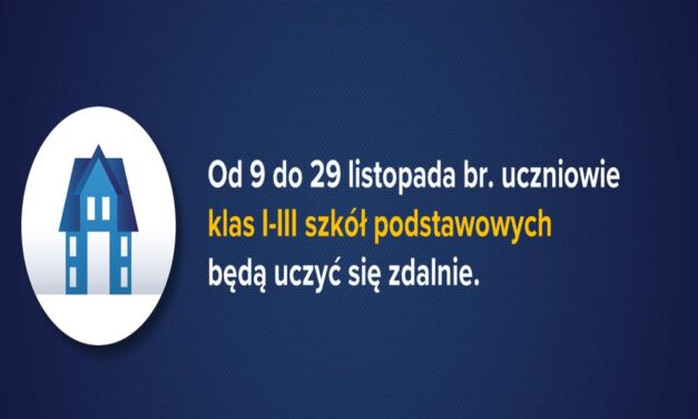 Komunikat o nauczaniu zdalnym 9-29 XI 2020