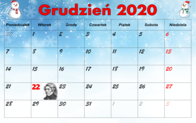 Kartka z&nbsp;kalendarza szkolnego – 22 grudnia 2020r.