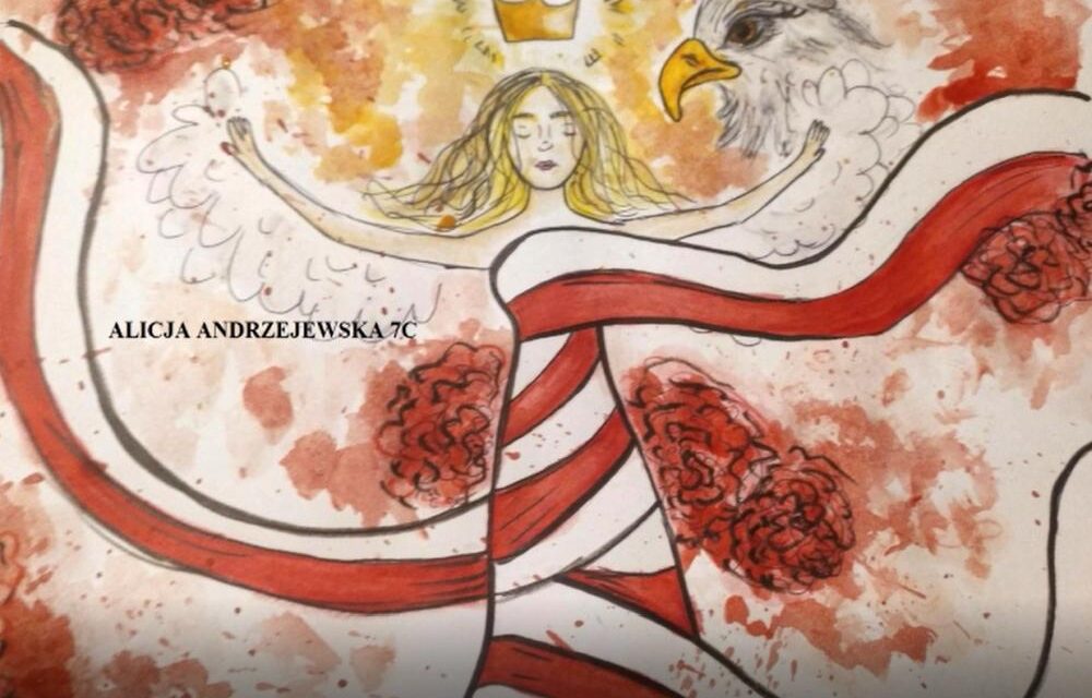 Samorząd Uczniowski klas 4-8 zorganizował Szkolny Konkurs Patriotyczny on-line