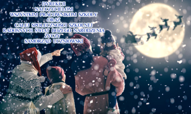 Życzenia od Samorządu Uczniowskiego – 2020