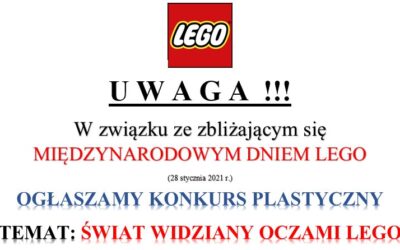 Ogłaszamy konkurs plastyczny- Świat Widziany Oczami Lego