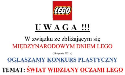 Ogłaszamy konkurs plastyczny- Świat Widziany Oczami Lego