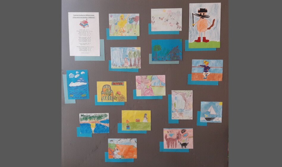 Laureaci konkursu bibliotecznego „Moja pierwsza książka z biblioteki”