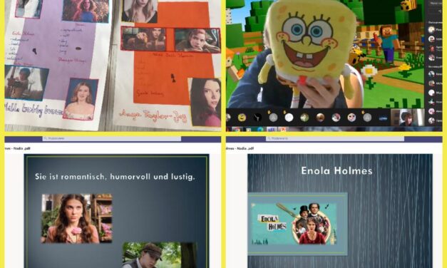 W świecie kreskówek i filmu, czyli bajkowe lekcje niemieckiego w klasie 4e