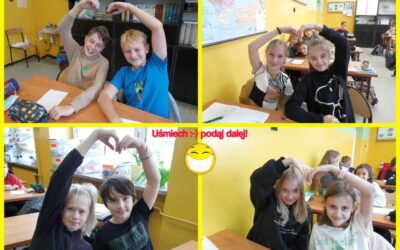 Uśmiech – podaj dalej! Akcja pozytywnie nakręconych uczniów SP3