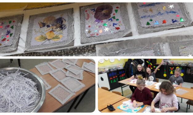 Papier czerpany – projekt edukacyjny EKO- ŚWIAT