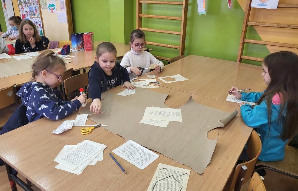 Zajęcia plastyczne w czasie ferii