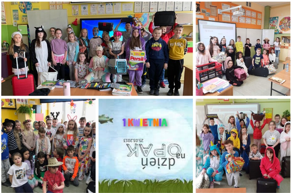 Dnia 1 kwietnia odbył się w naszej szkole ,,Dzień na opak”