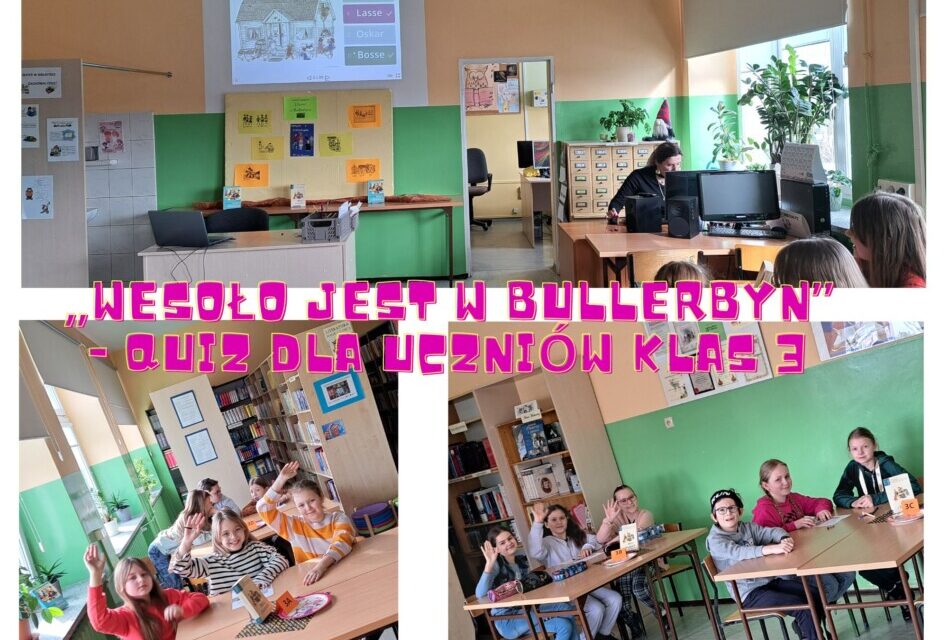 Turniej biblioteczny „Wesoło jest w Bullerbyn”