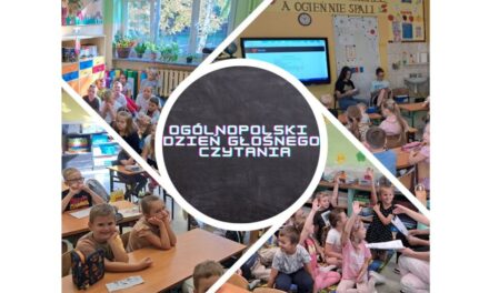 Ogólnopolski Dzień Głośnego Czytania 29.09.2023