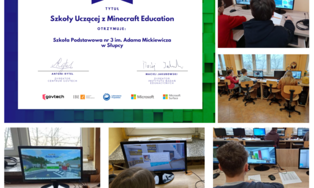 Szkoły Uczącej z Minecraft Education