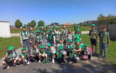 Obietnica zucha w&nbsp;gromadzie zuchowej „Leśne Ludki”