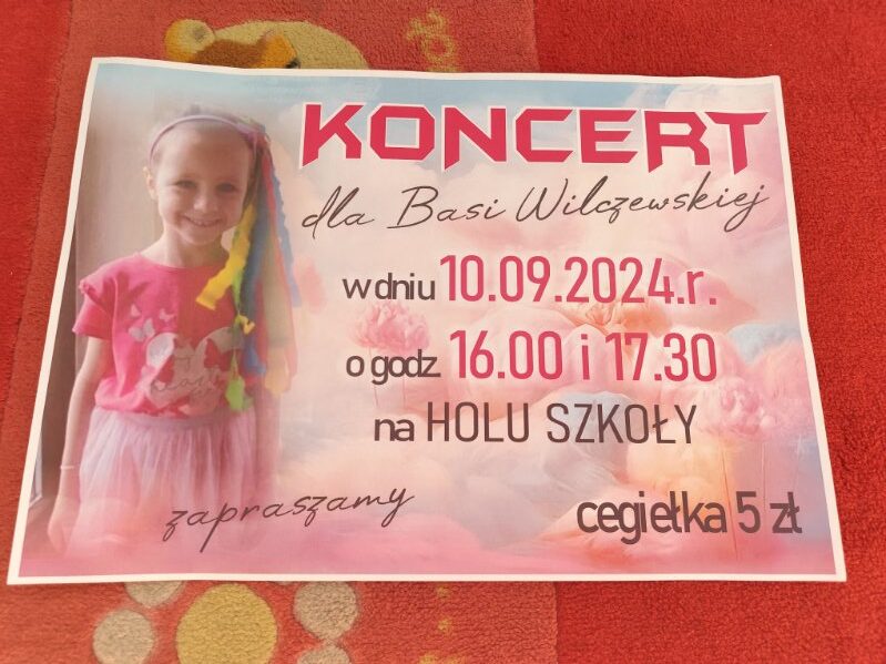 Koncert charytatywny dla Basi w SP3
