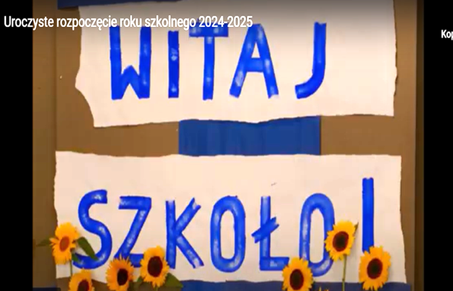 Uroczyste rozpoczęcie roku szkolnego 2024-2025