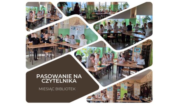 Pasowanie pierwszoklasistów na czytelników – ważny krok w drodze do miłości do książek