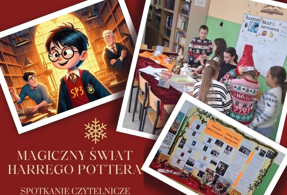 Magiczny świat Harry’ego Pottera – mikołajkowe czytelnicze spotkanie