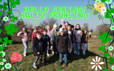 Wiosenne terenowe lekcje językowe: Hello spring! Hallo  Frühling! 