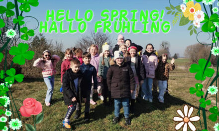 Wiosenne terenowe lekcje językowe: Hello spring! Hallo  Frühling! 