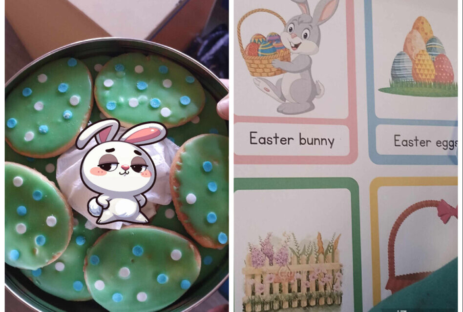 Uczniowie w roli nauczycieli, czyli wielkanocne lekcje językowe w klasach I 