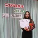 MARTA DOMISZEWSKA LAUREATKĄ KONKURSU RECYTATORSKIEGO