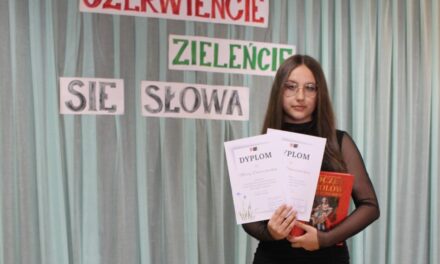 MARTA DOMISZEWSKA LAUREATKĄ KONKURSU RECYTATORSKIEGO