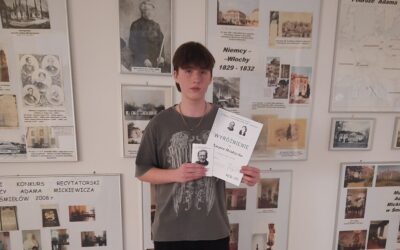Kacper Heidrych- młody poeta z wyróżnieniem