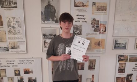 Kacper Heidrych- młody poeta z wyróżnieniem