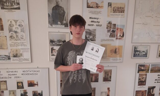 Kacper Heidrych- młody poeta z wyróżnieniem