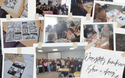 Warsztaty komiksowe „Słowo i&nbsp;obraz” – twórcza przygoda uczniów klas 7