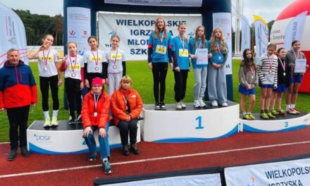 Srebro dla młodych lekkoatletek na Mistrzostwach Województwa Wielkopolskiego w Festiwalu Sztafet