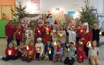 Spotkanie „Leśnych Ludków” z Mikołajem