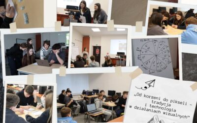 Uczniowie klas ósmych na&nbsp;warsztatach w&nbsp;Bibliotece Miejskiej