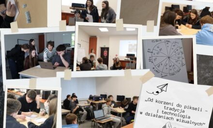 Uczniowie klas ósmych na&nbsp;warsztatach w&nbsp;Bibliotece Miejskiej