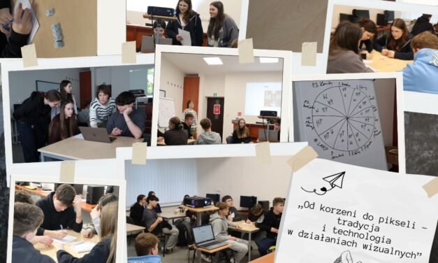 Uczniowie klas ósmych na&nbsp;warsztatach w&nbsp;Bibliotece Miejskiej